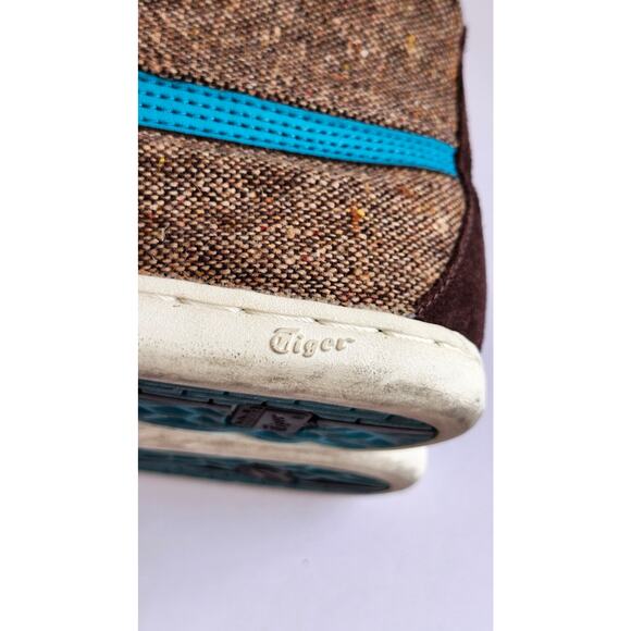 Asics Onitsuka Tiger Womens Seck High Brown Tweed CapriBreeze Size 7.5 S0079 - Picture 6 of 14